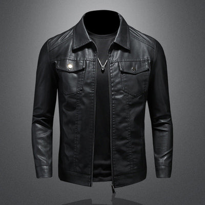 Laurence™ | Lässige Lederjacke