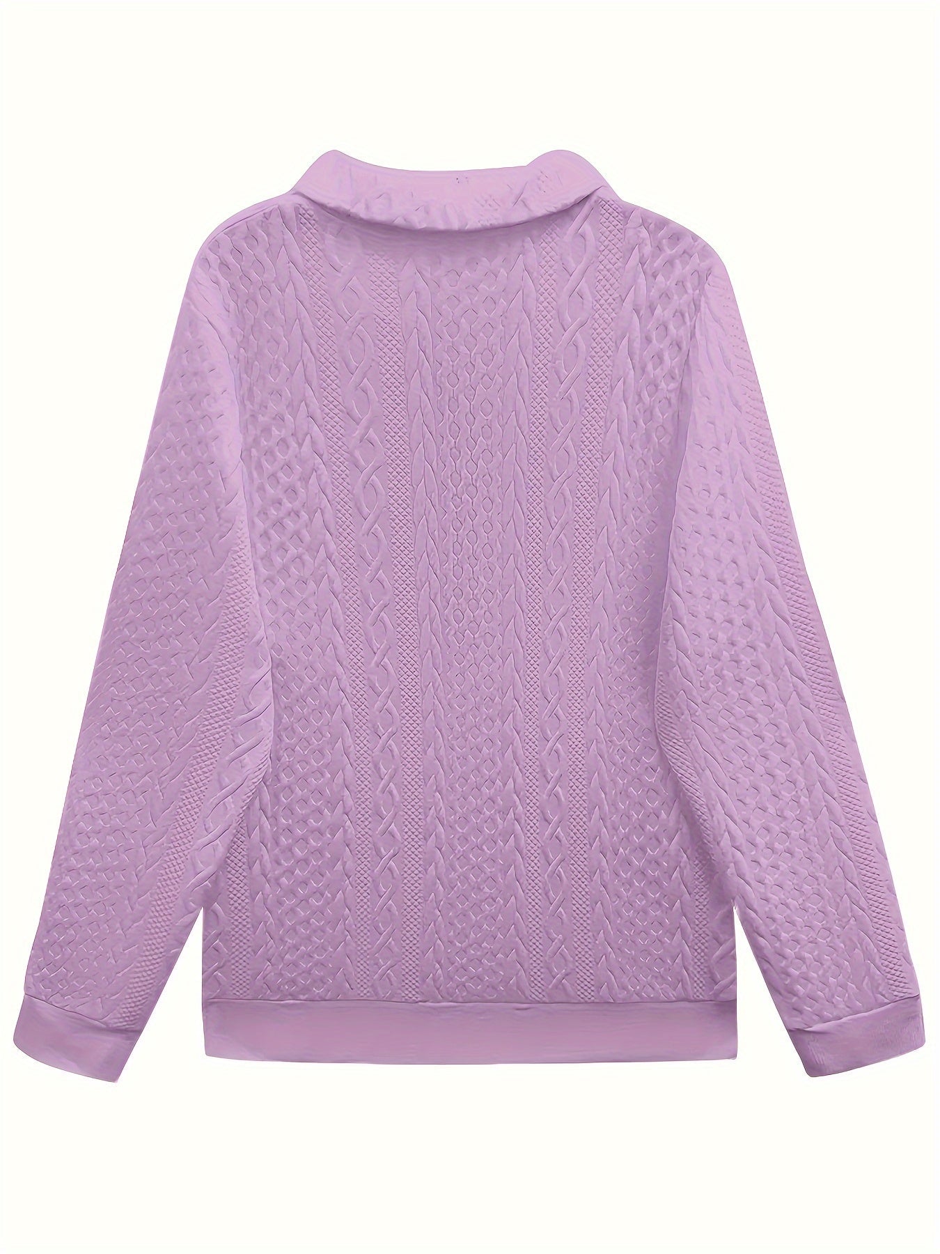 Sofie – Elegantes Sweatshirt mit langen Ärmeln und Reißverschlusstaschen
