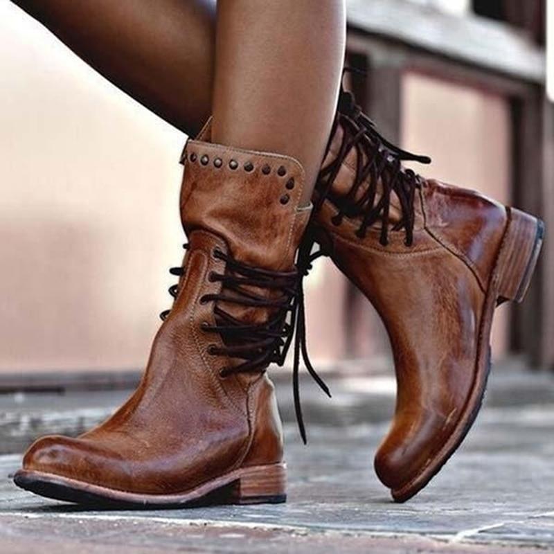 WYNONA | RUSTIKALE VINTAGE-LEDERSCHUHE