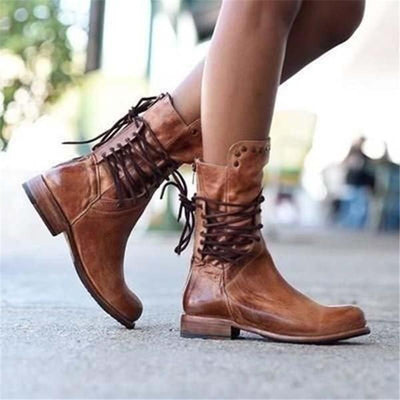 WYNONA | RUSTIKALE VINTAGE-LEDERSCHUHE