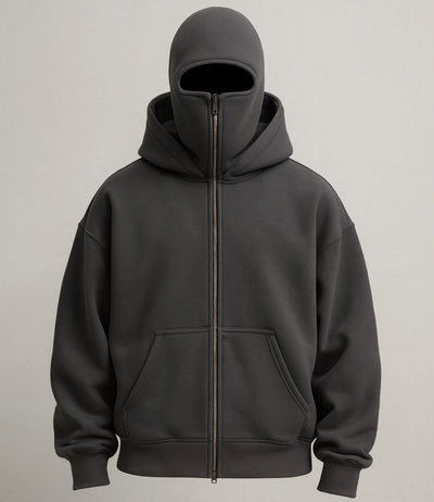StealthCore – Kapuzenpullover Mit Durchgehendem Reißverschluss
