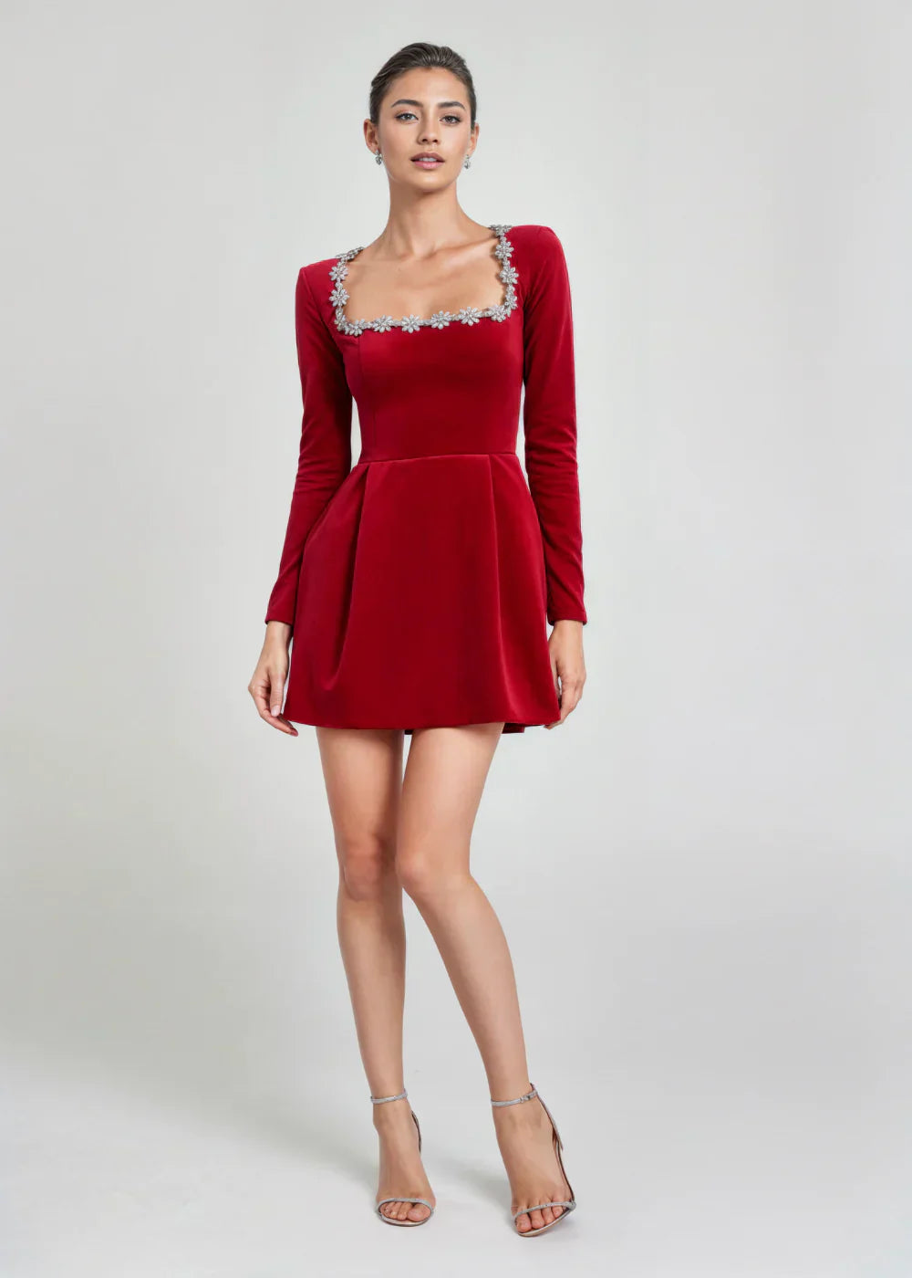 Willow™ | Samt Mini Kleid