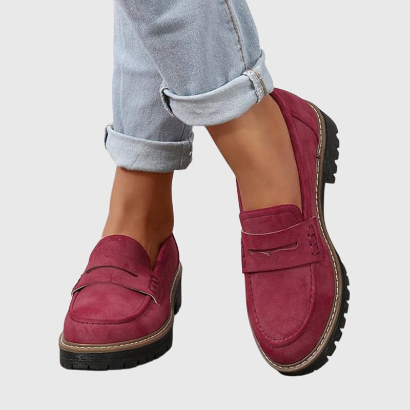 Melania | Zeitlose Wildleder Slipper