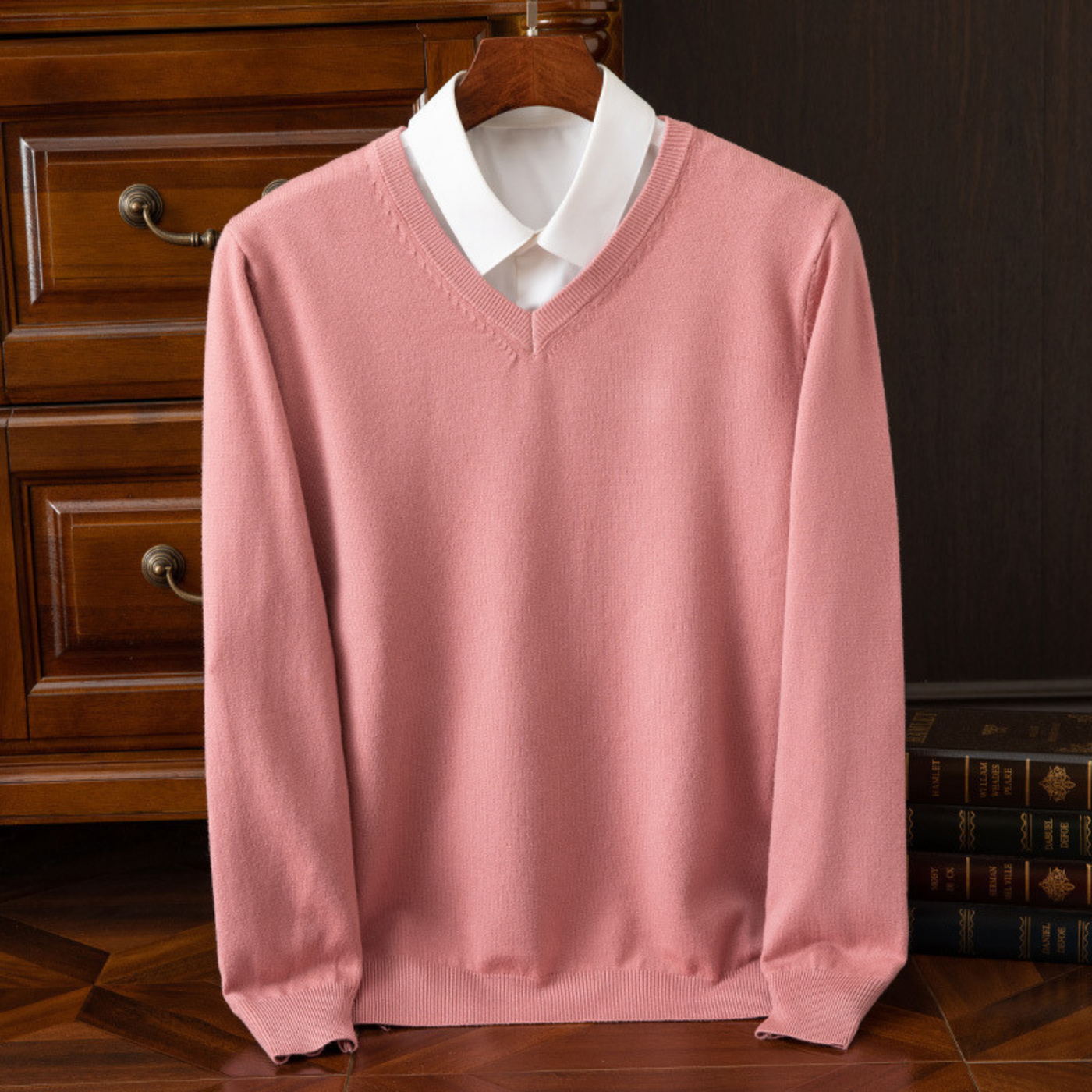 Bexford™ | Pure Wollmischung V-Ausschnitt Pullover für Herren