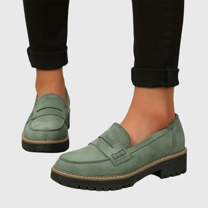 Melania | Zeitlose Wildleder Slipper