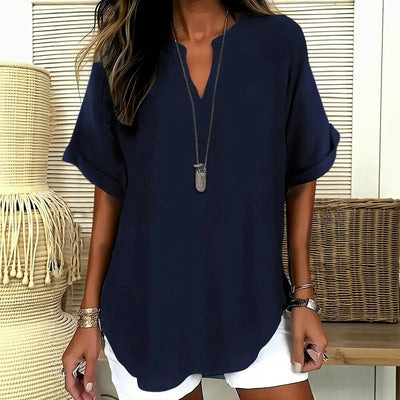 Evelyn™ - ELEGANTE EINFACHE BLUSE MIT SOPHISTIZIERTEM STIL
