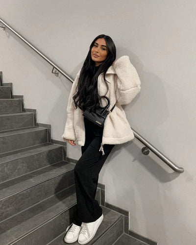 Anastasia | Weiche warme Teddyjacke