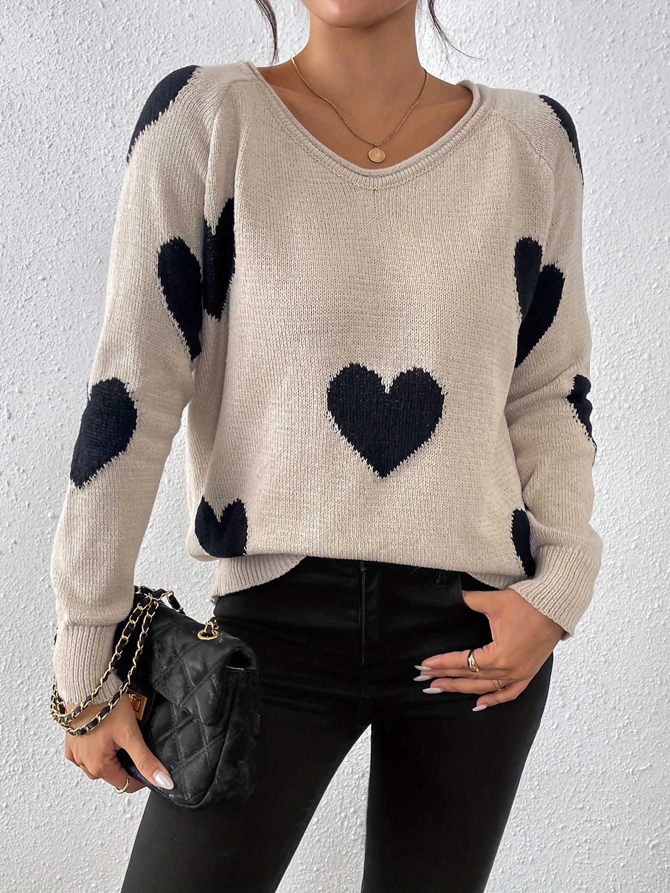 Lory | Eleganter Pullover mit langen Ärmeln