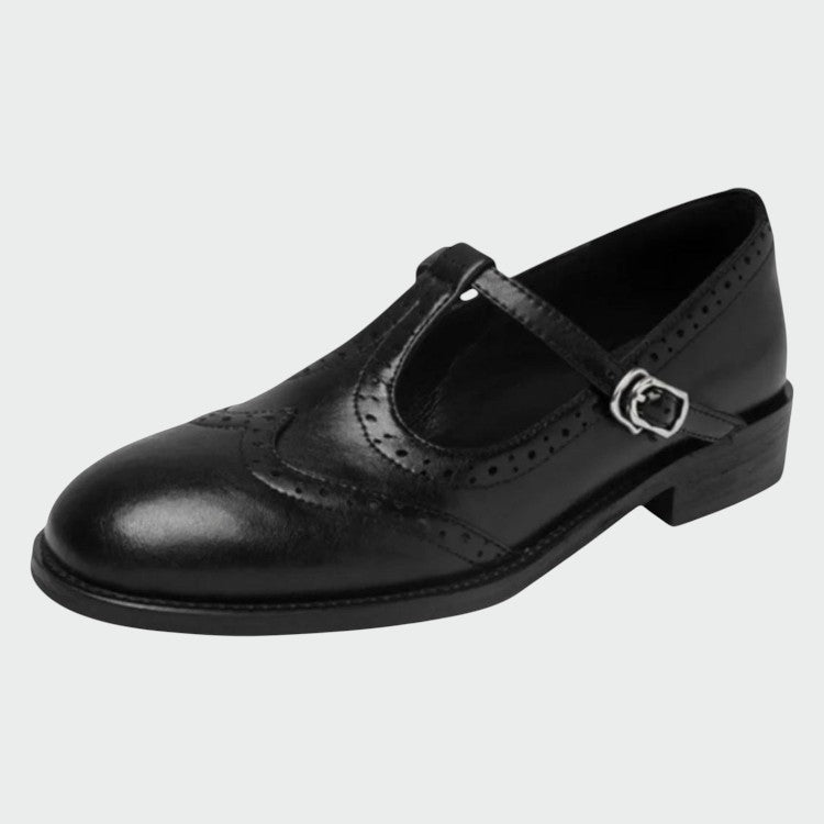 Olivia – Elegante Leder Mary Jane Schuhe