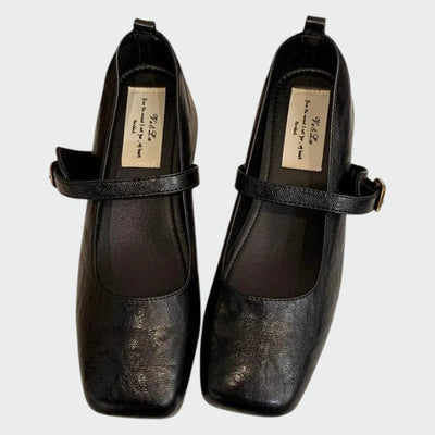 Olivia – Mary Jane Schuhe mit quadratischer Spitze und hohen Absätzen