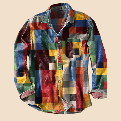 Lenoir | Vintage Regenbogen Hemd