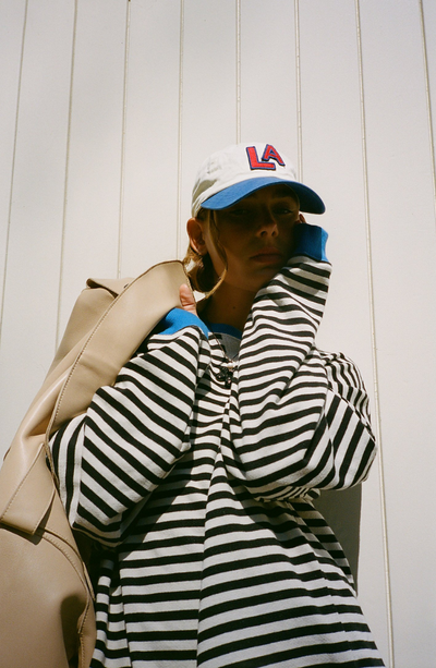 Manie - Gestreifter Oversized-Pullover