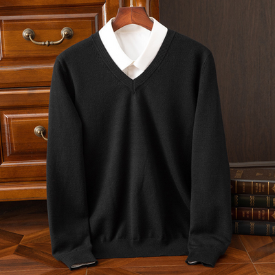 Bexford™ | Pure Wollmischung V-Ausschnitt Pullover für Herren