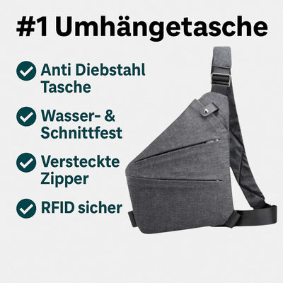 Umhängetasche - Anti Diebstahl