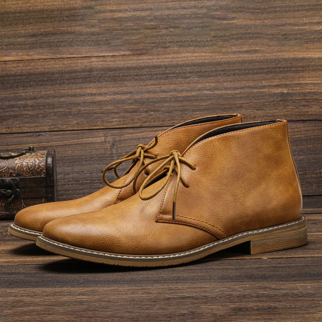 Herold | Leder Chukkastiefel