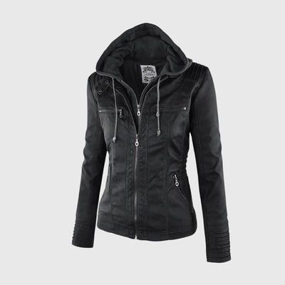 KAROLINE™ Stilvoller und einzigartiger Lederjacke