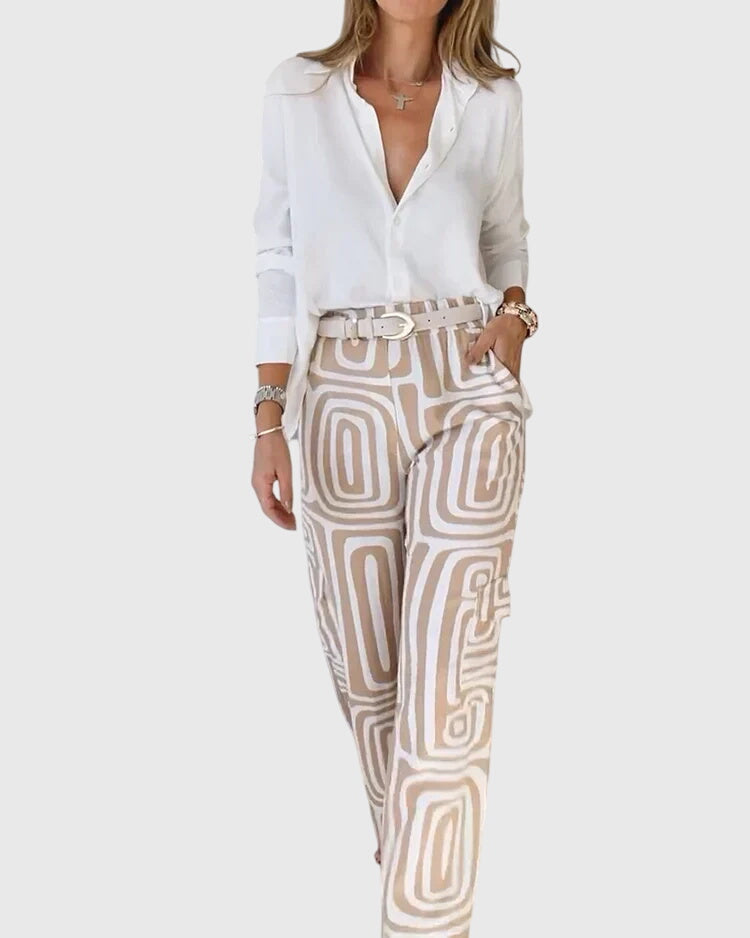 Emilia™ | Stilvolle Hosen + Kostenloses Shirt und Gürtel