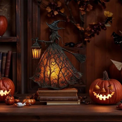 Hexen-Laterne zu Halloween
