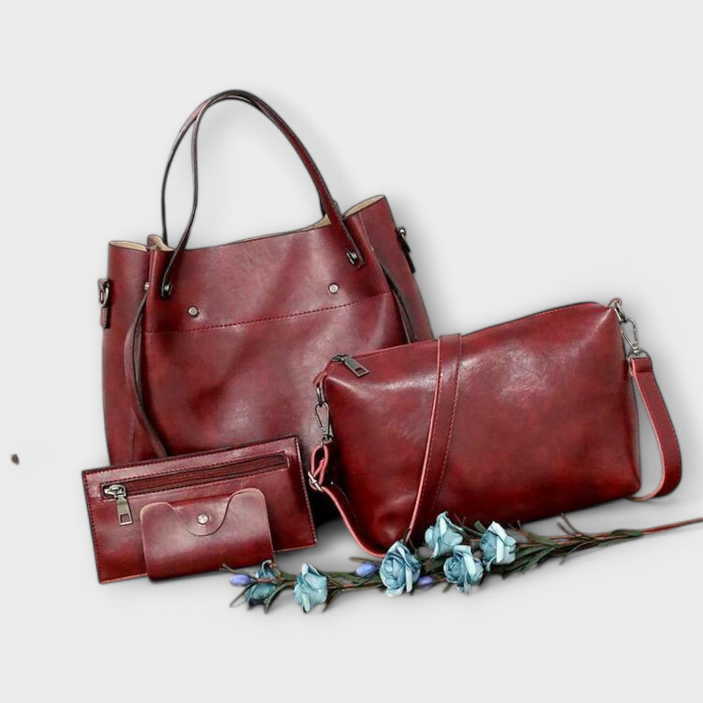 Nora. - 4-teiliges Vintage-Taschen-Set