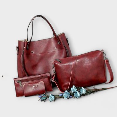 Nora. - 4-teiliges Vintage-Taschen-Set