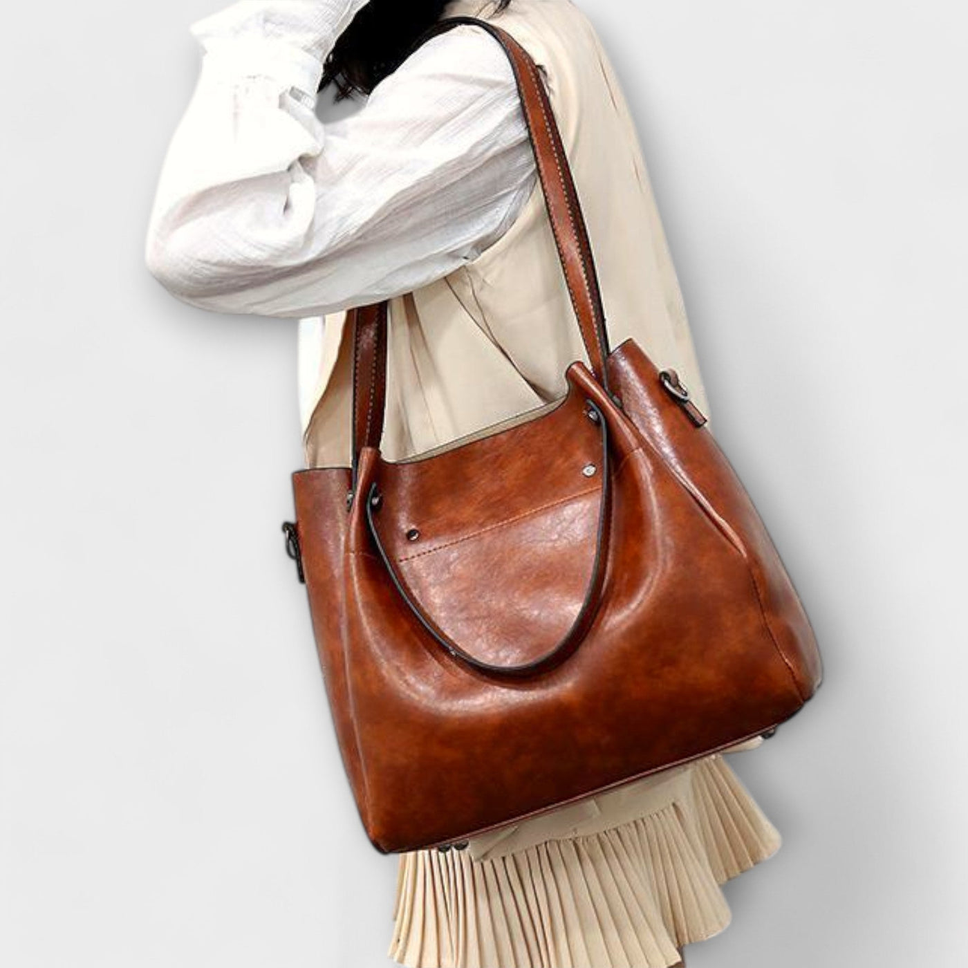Nora. - 4-teiliges Vintage-Taschen-Set