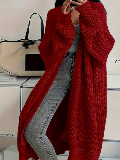 Sophie – Langer Strickcardigan mit Warmer Umarmung