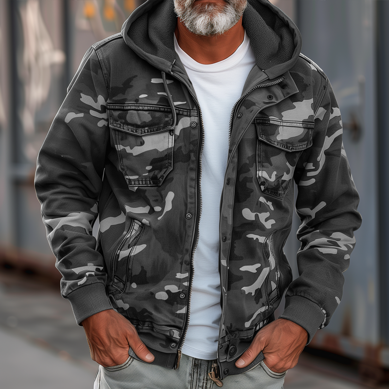Sulan - Camouflage Mehrfach-Taschenjacke