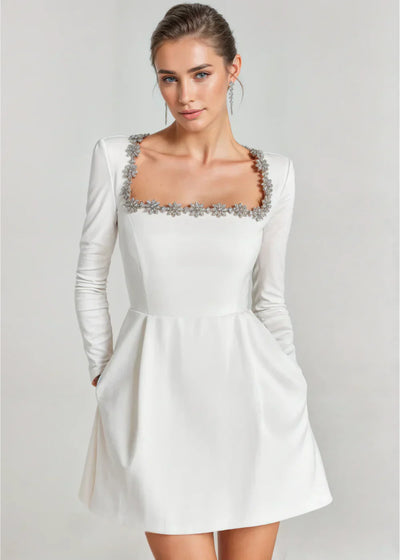 Willow™ | Samt Mini Kleid