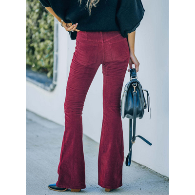 Chloe I Corduroy Flare-Hosen