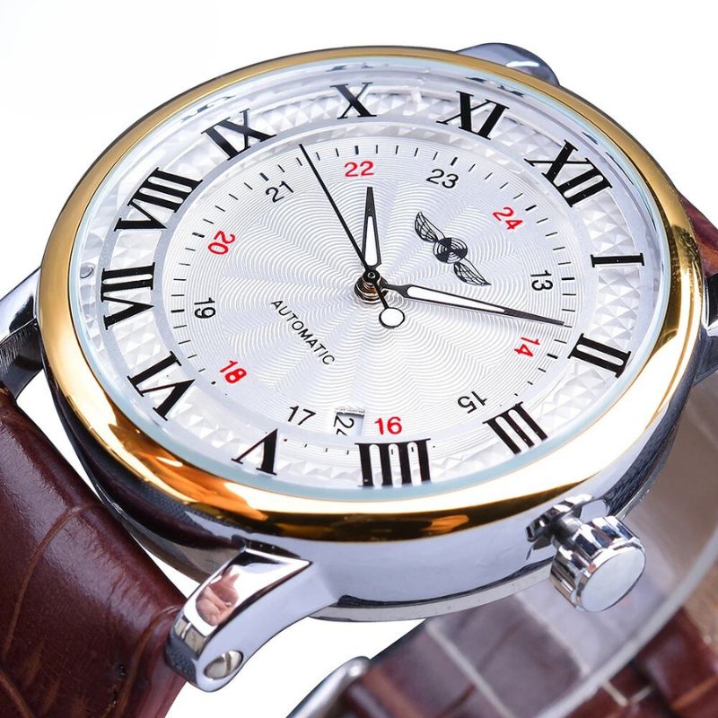 Mode Luxus Leder Vollautomatisches Uhr™ - Olsen & Olsen