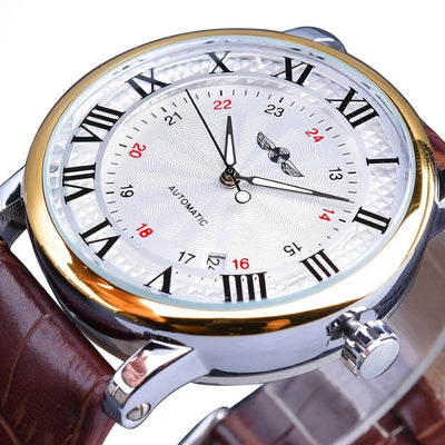 Mode Luxus Leder Vollautomatisches Uhr™ - Olsen & Olsen