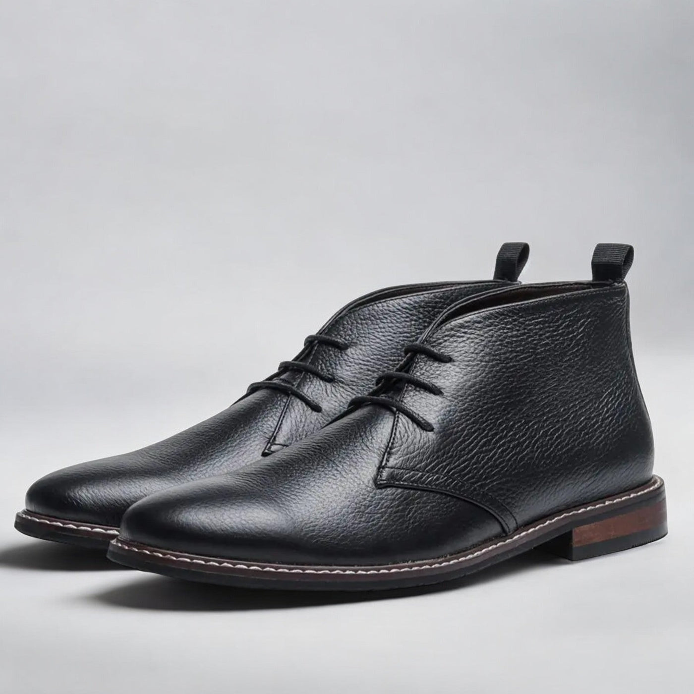 Herold | Leder Chukkastiefel
