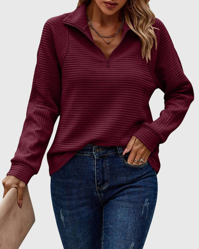 Molly | Eleganter Half-Zip Pullover