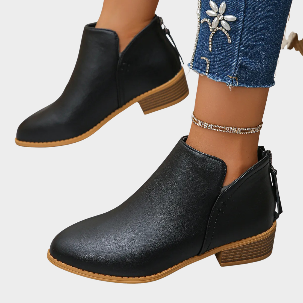 Oakley | Niedrige Absatz-Stiefeletten