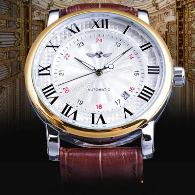 Mode Luxus Leder Vollautomatisches Uhr™ - Olsen & Olsen