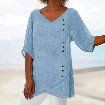 Alva™ – LÄSSIGE ASYMMETRISCHE BLUSE