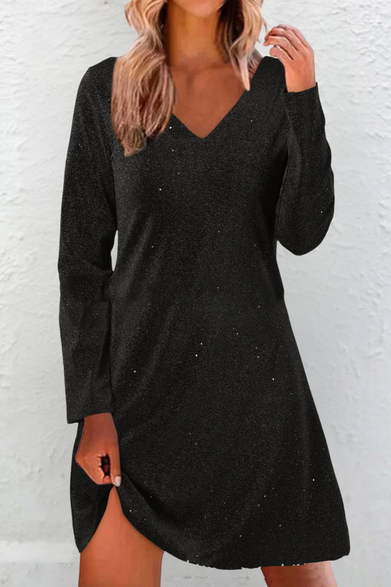 Elara™ | Stilvolles Pailletten-Minikleid