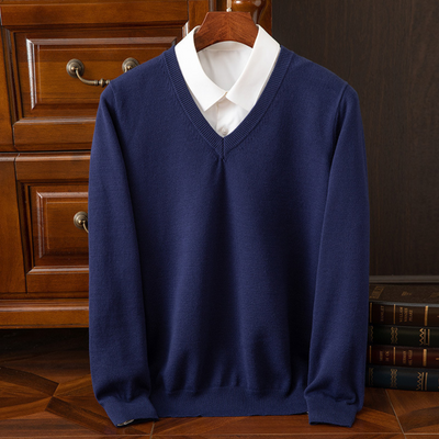 Bexford™ | Pure Wollmischung V-Ausschnitt Pullover für Herren