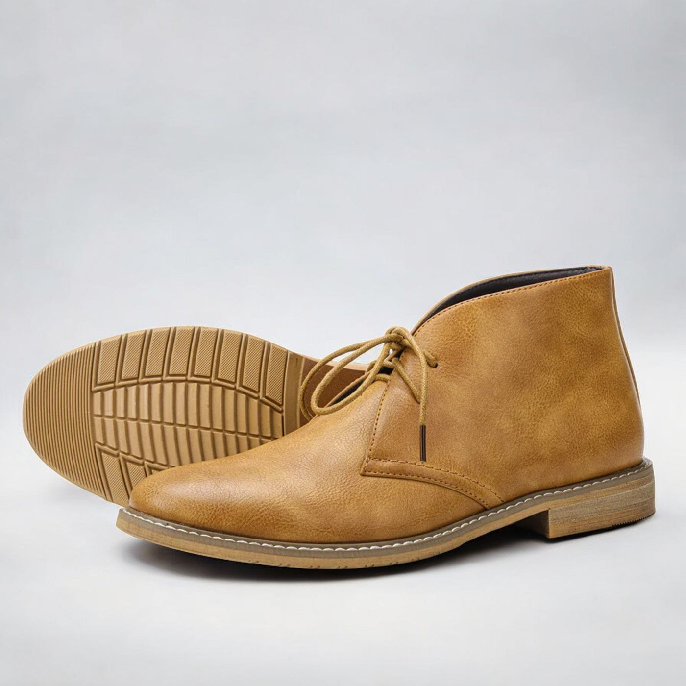 Herold | Leder Chukkastiefel
