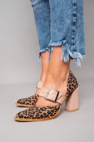 Avano™ | Wildleder-Sandalen mit Leopardenmuster und stabilen Absatz