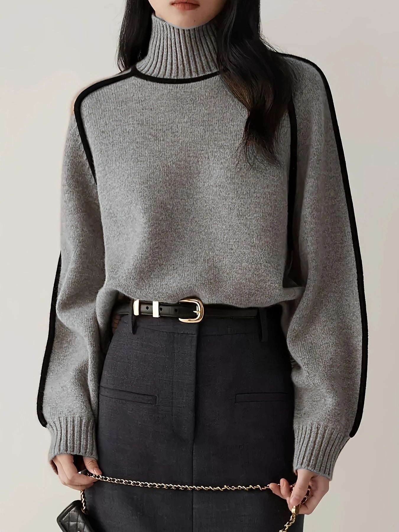 Emilie | Weicher Cashmere-Rollkragen