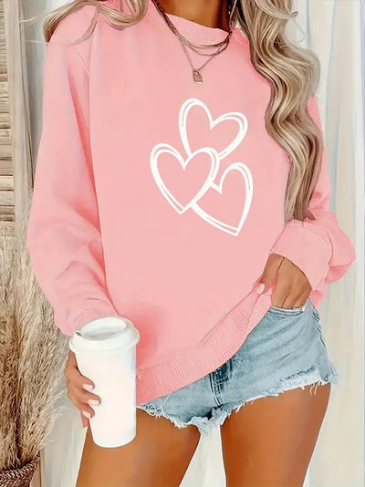Herz der Liebe Pullover | Gemeinsam gegen Brustkrebs