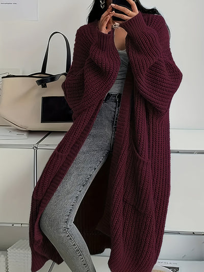 Sophie – Langer Strickcardigan mit Warmer Umarmung