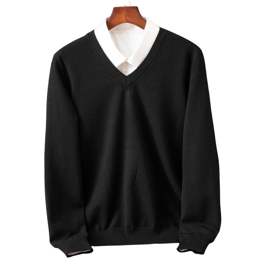 Bexford™ | Pure Wollmischung V-Ausschnitt Pullover für Herren