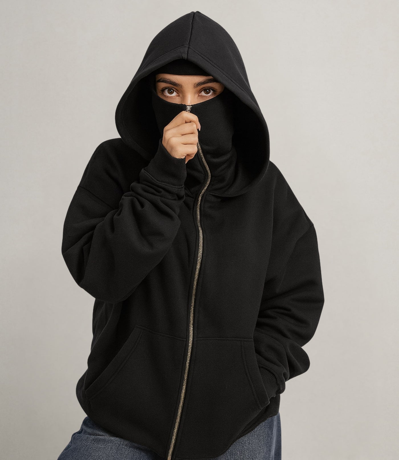 StealthCore – Kapuzenpullover Mit Durchgehendem Reißverschluss