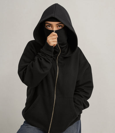 StealthCore – Kapuzenpullover Mit Durchgehendem Reißverschluss