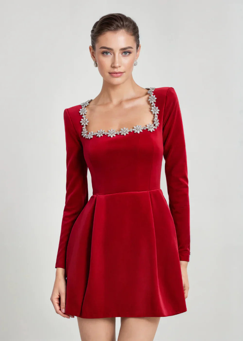 Willow™ | Samt Mini Kleid