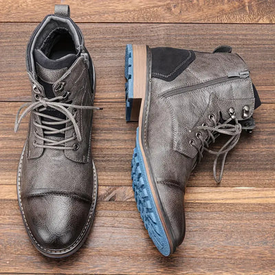 Aaron - Handgefertigte Premium-Leder Oxford-Stiefel