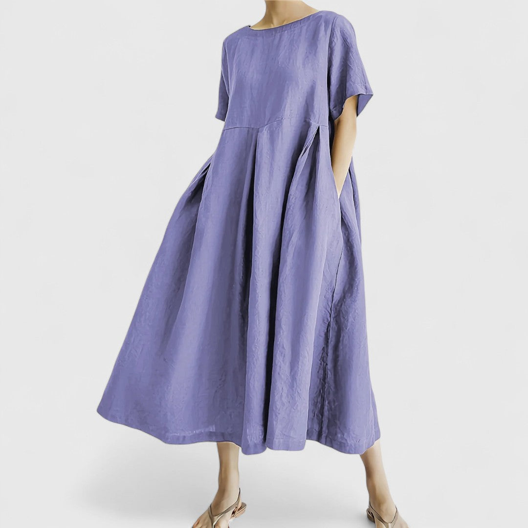 Ellie - Elegantes Maxi-Kleid mit Bauchbedeckung