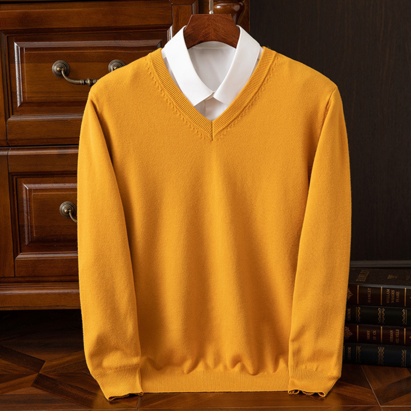 Bexford™ | Pure Wollmischung V-Ausschnitt Pullover für Herren